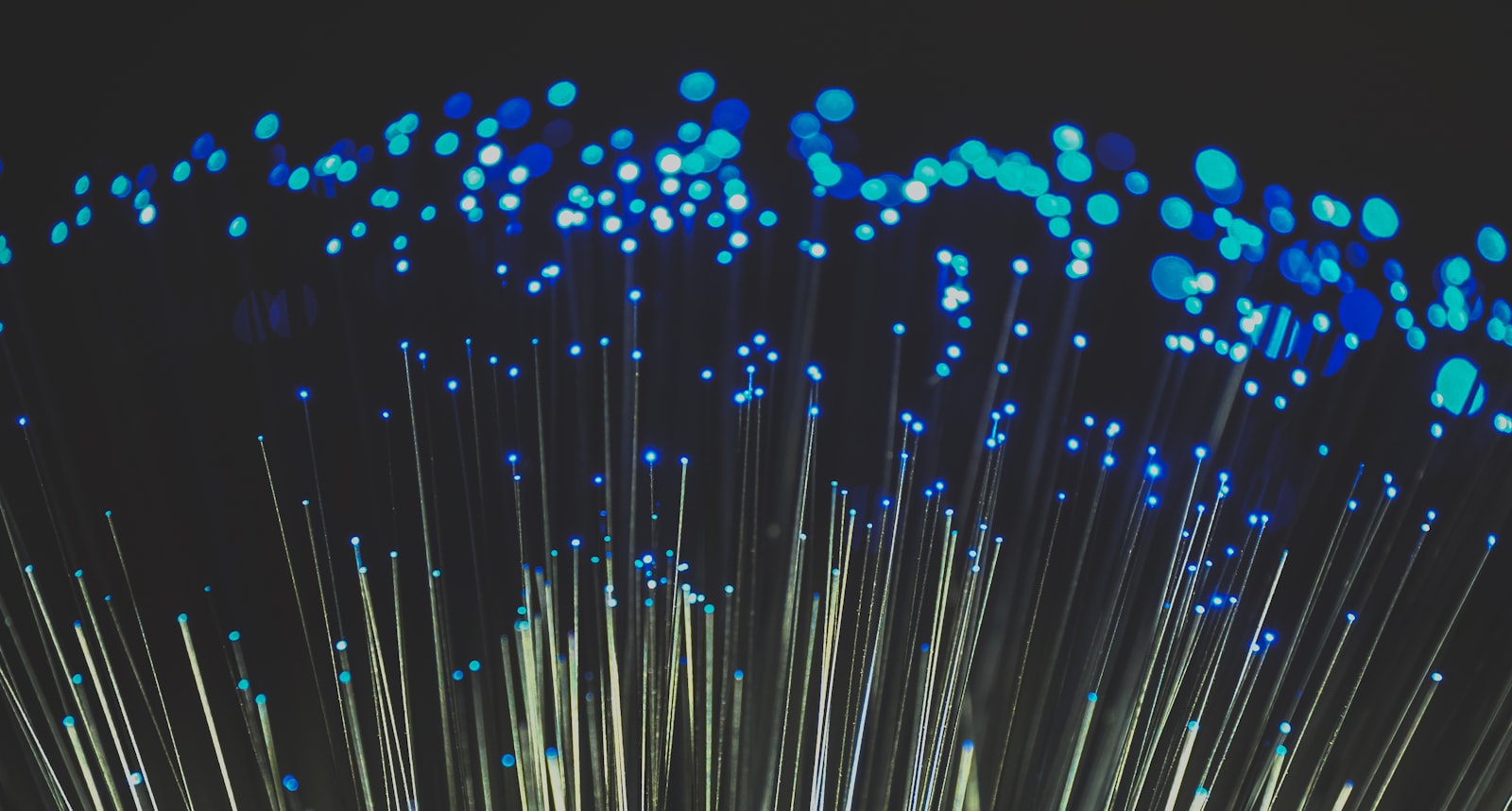 Fiber strands carrying signal, one lit path per run